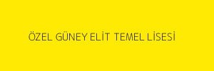 ÖZEL GÜNEY ELİT TEMEL LİSESİ